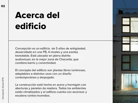Oficina 3 ambientes con 2 baños