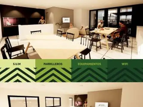 Departamento en Venta de 1 dormitorio