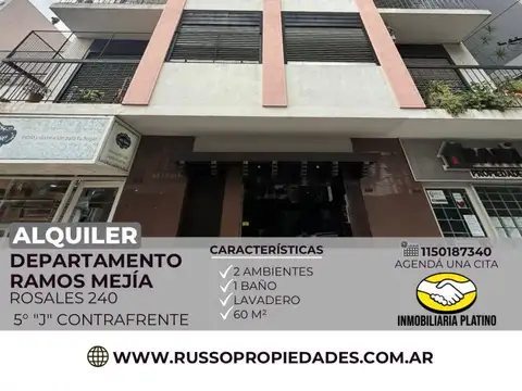 Alquiler de Departamento 2 Ambientes - Ramos Mejia