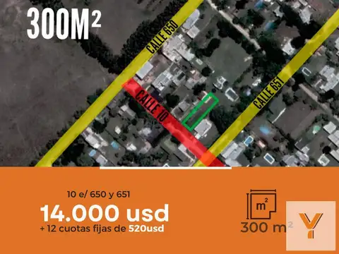 Terreno en venta - 300Mts2 - Villa Parque Sicardi [FINANCIADO]