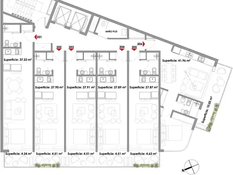 Departamento en Venta Apto profesional