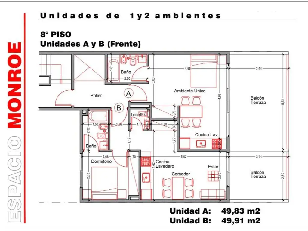 Venta deptos 1 2 y 3 amb +Local Coch pisc aménit Av. Monroe  - Foto 11