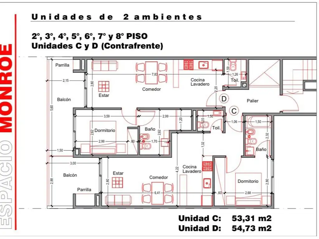 Venta deptos 1 2 y 3 amb +Local Coch pisc aménit Av. Monroe  - Foto 14