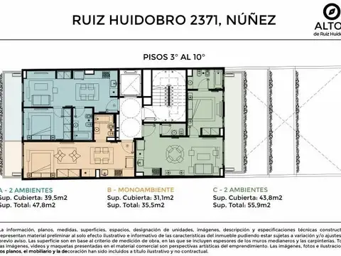 Departamento en Venta en Nuñez, USD 155.123