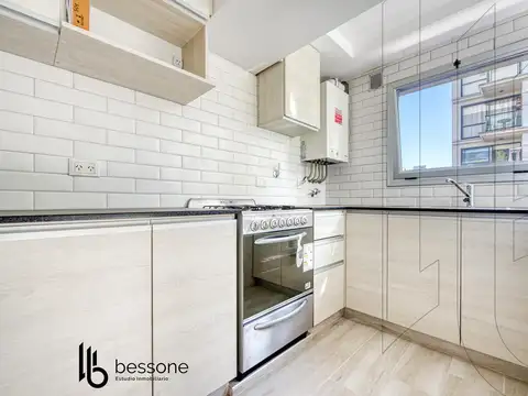 Departamento 2 ambientes con 2 baños