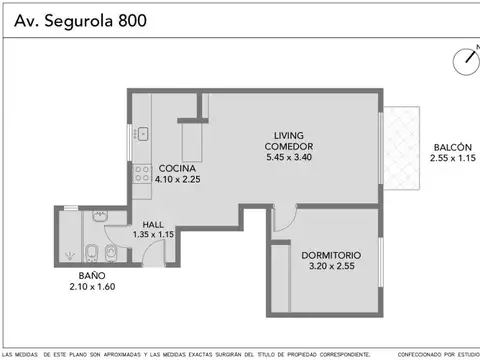 Segurola 800, Piso 4
