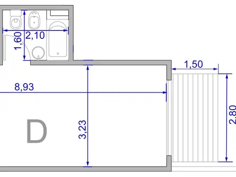 Departamento en Venta de Monoambiente
