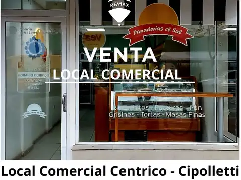 VENTA LOCAL COMERCIAL CENTRICO | CIPOLLETTI
