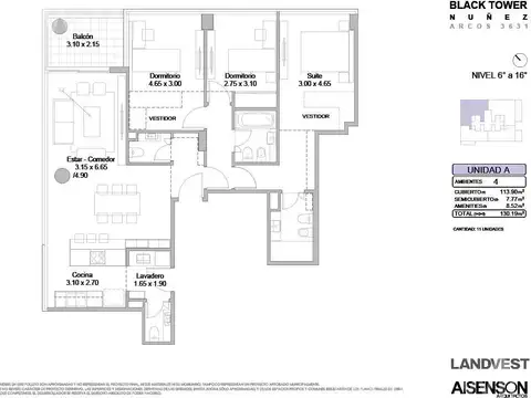 Departamento - Nuñez