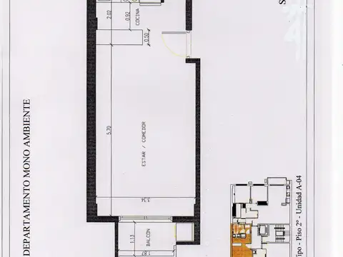 Departamento en Venta con 1 cochera