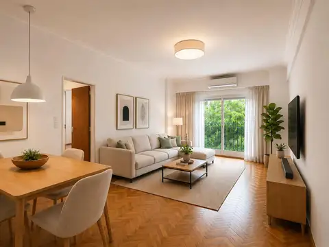 Departamento 3 Ambientes Reciclado con Cochera y Seguridad 24hs - Retiro - La Recova