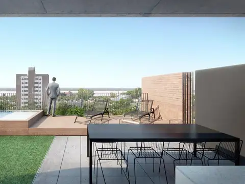Departamento Monoambiente con 1 baño