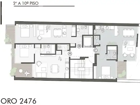 Oro y Av. Santa Fe - Unidad 3B