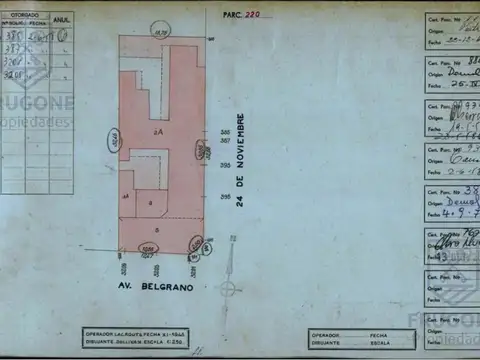 Terreno en Venta 12  mts Frente