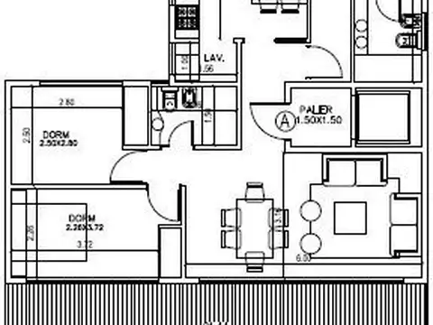 Departamento en Venta de 4 ambientes