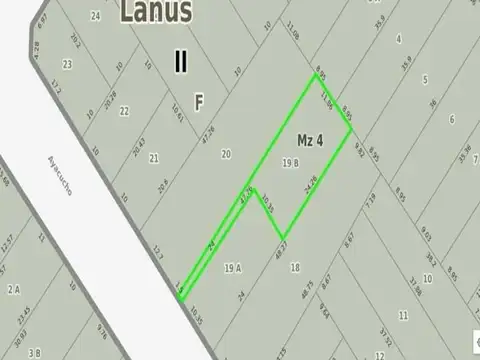 Terreno en Venta en Lanus Este, USD 62.000