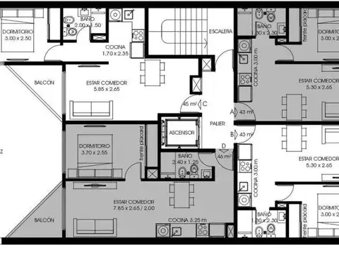 Departamento en Venta de 2 ambientes