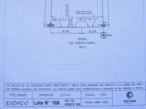 Venta Lote Barrio Santo Tomas Derqui (Pilar)