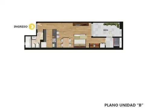 Venta departamento monoambiente Rosario