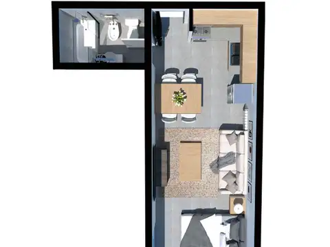 Departamento en Pozo MONOAMBIENTE