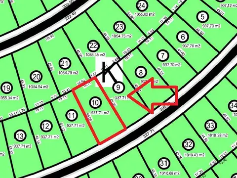 Terreno en Venta 45  mts Fondo