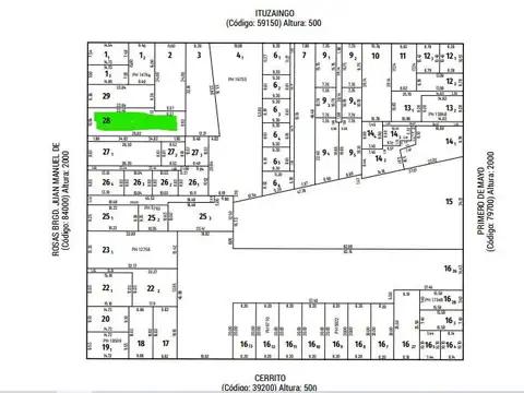 Venta- Lote para constructora de 351 m2 en Abasto
