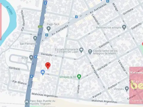 Terreno en Venta 40  mts Fondo