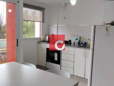 37 E/24 y25-Depto de 1 dormi totalmente equipado con vista al Parque Alberti