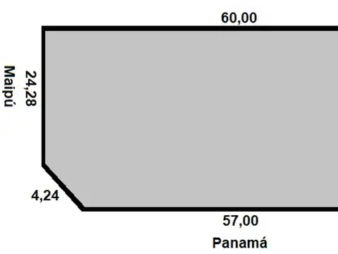 Terreno en Venta de 1632,0 m2