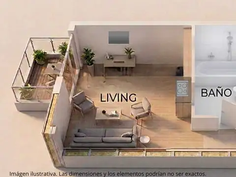 Departamento en Venta con 1 cocheras