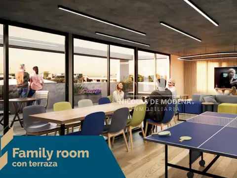 Departamento 2 ambientes con 1 baño