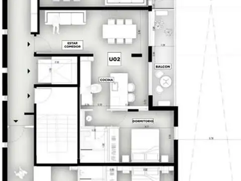 Brown 2734 , Piso 2