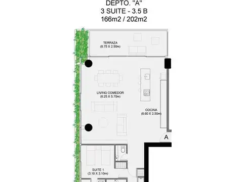 Departamento en Venta de 4 ambientes