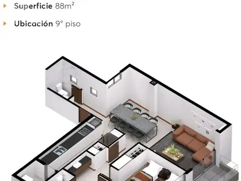 60 E/ 17 Y 18 - DEPARTAMENTO DE DOS DORMITORIOS A ESTRENAR - LA PLATA