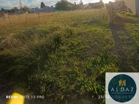 Terreno en Venta 38  mts Frente