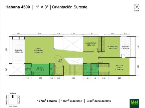 Departamento en Venta de 3 dormitorios