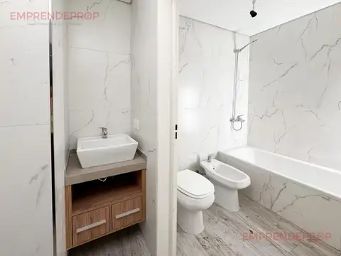 Departamento 2 ambientes con 1 baño