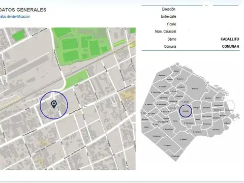 Terreno en Venta en Caballito, USD 999.000