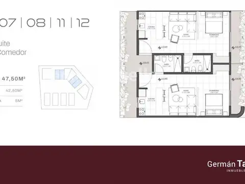 Departamento en Venta de 2 ambientes