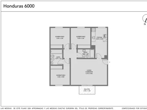 Departamento en Venta en Palermo, USD 290.000