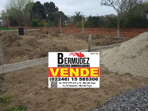 Venta Chalet 3 Ambientes Calle 77 Entre 9 Y 10 Mar del Tuyú Anticipo y Cuotas!!