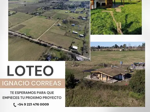 Terreno en Ignacio Correas Arana