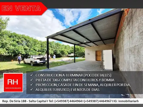 Terreno en Venta en Salta, USD 35.000