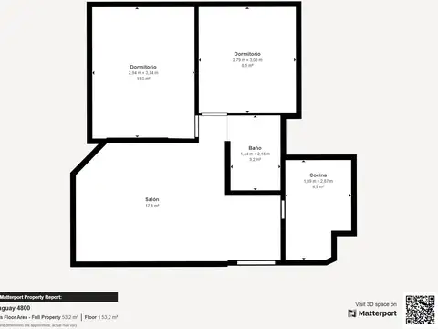 Departamento en Venta de 3 ambientes
