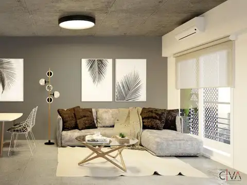 Departamento 2 ambientes con 1 baño