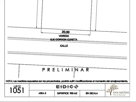 Terreno venta San Matías Escobar