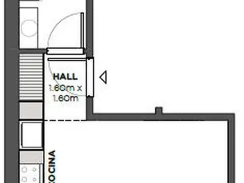 Departamento en Venta de Monoambiente
