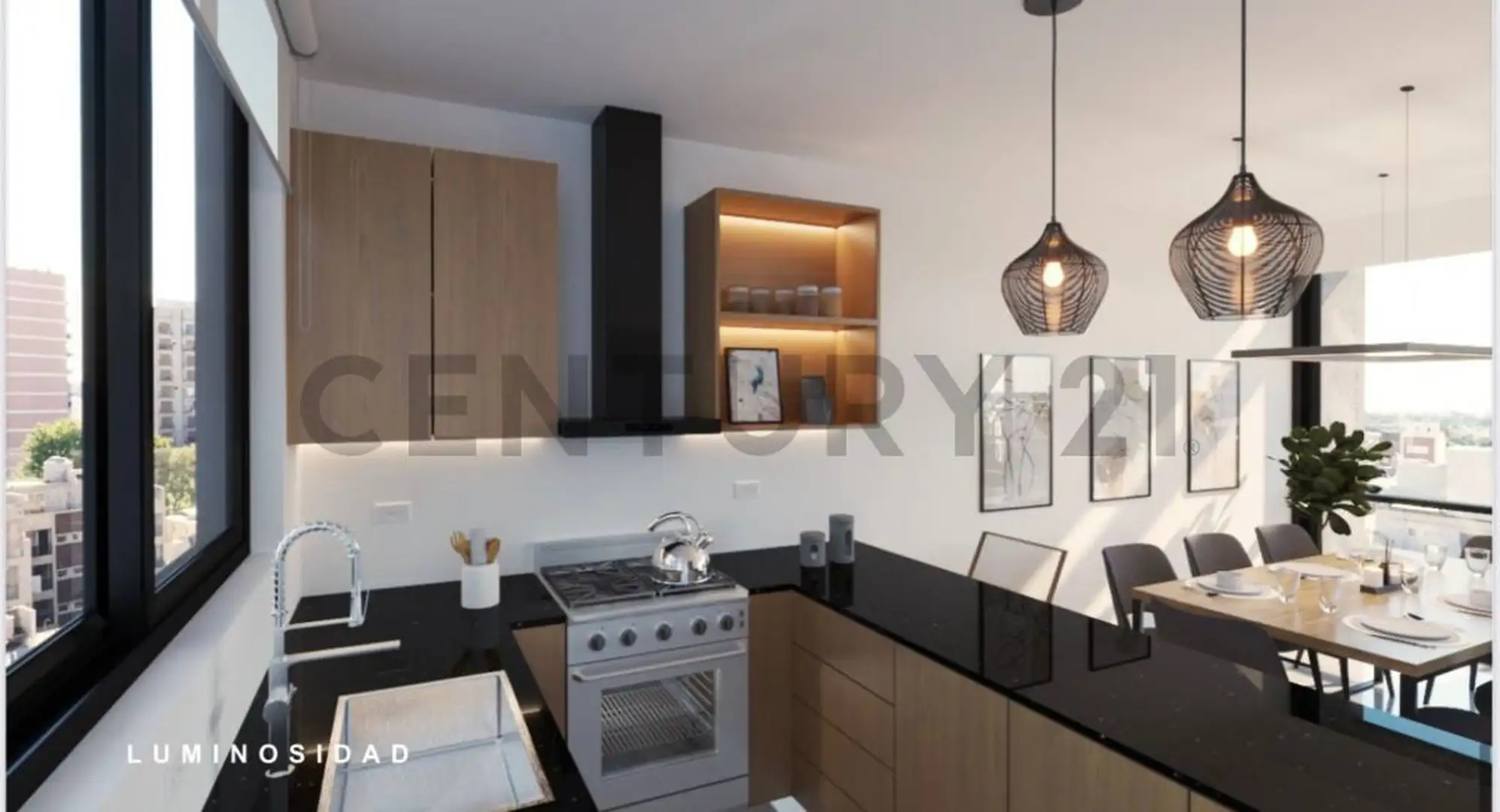 Venta de departamento semipiso 3 ambientes pozo al frente con balcón y parrilla