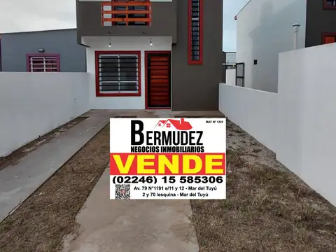 Casa en Venta en Mar del Tuyu, Partido de La Costa