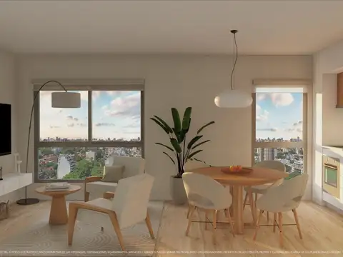 Departamento Monoambiente con 1 baño